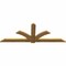 Ekena Millwork Redmond Rough Sawn Timber Gable Bracket, Western Red Cedar, 96"W x 36"H x 2"D x 6"F, 9/12 Pitch GBW096X36X0206RED00RWR - alternate 2